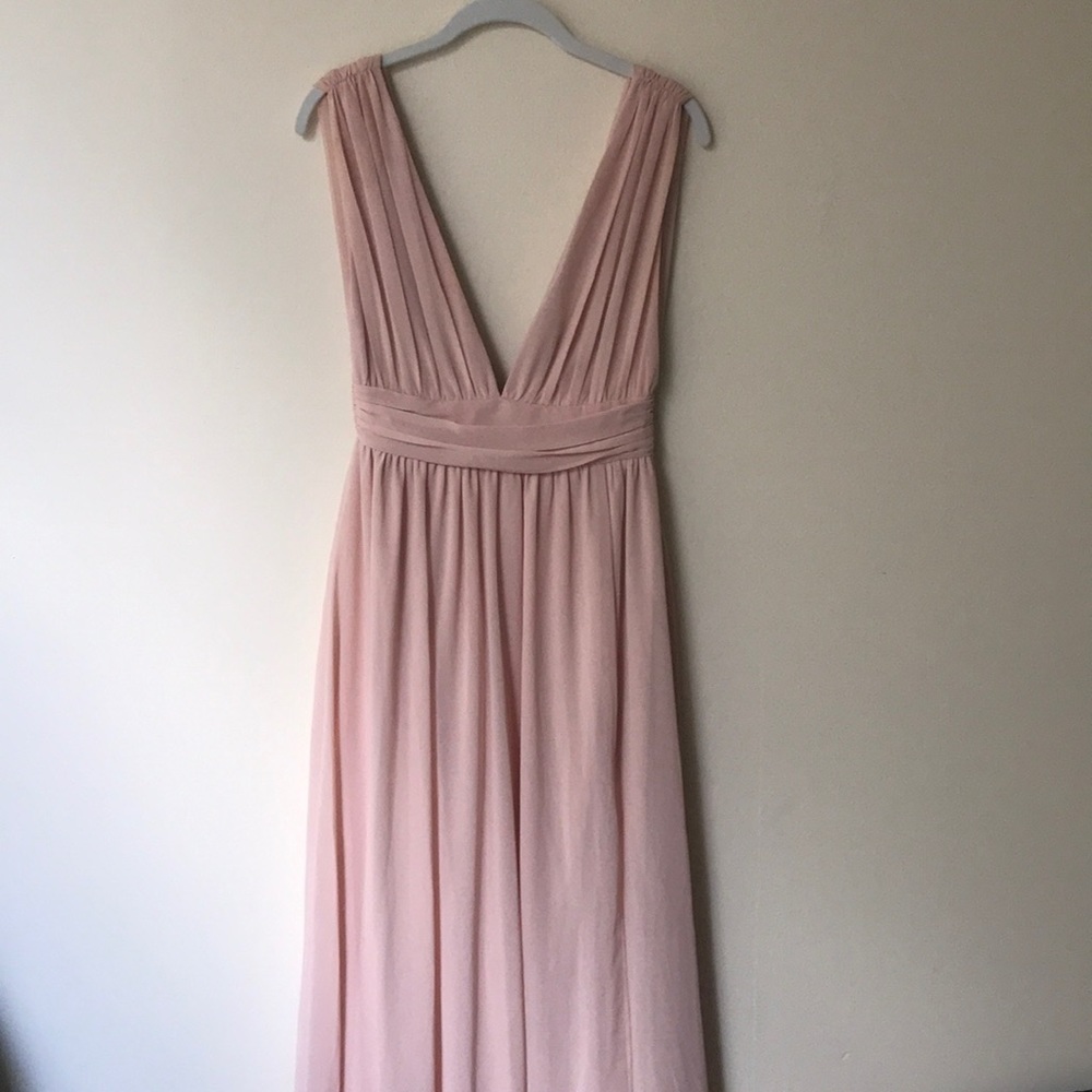 Lulus Heavenly Hues Blush Maxi Dress